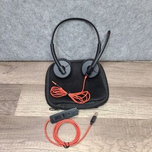 Plantronics C3200‎ Wired 3.5mm Jack Headset W/ USB Adapter & Case